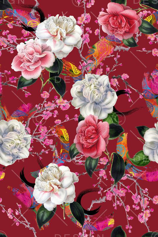 旗袍印花华亿平台图片