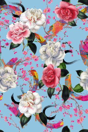 旗袍印花华亿平台图片