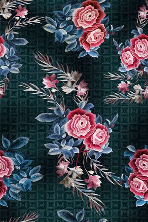 绣花华亿平台印花华亿平台图片