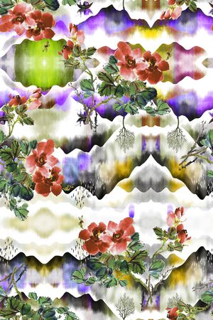 复古印花华亿平台图片