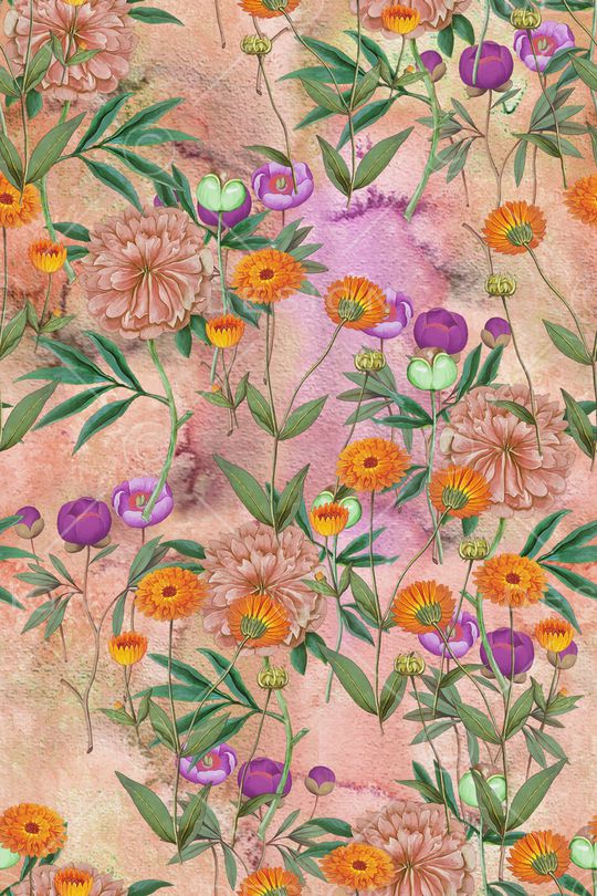 复古印花华亿平台图片