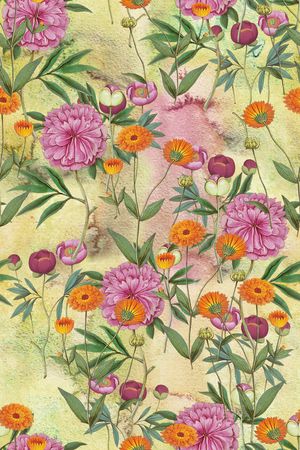 复古印花华亿平台图片