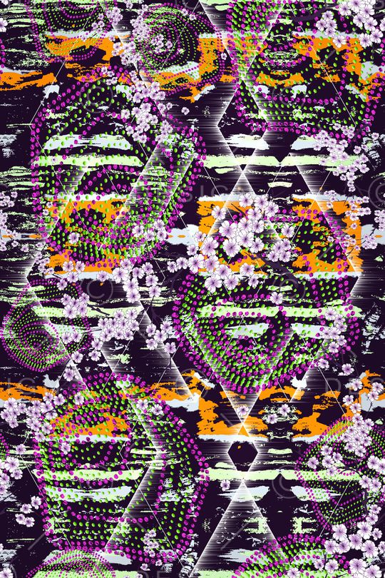 几何印花华亿平台图片