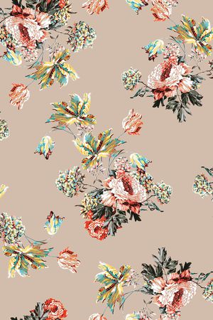 手绘印花华亿平台图片