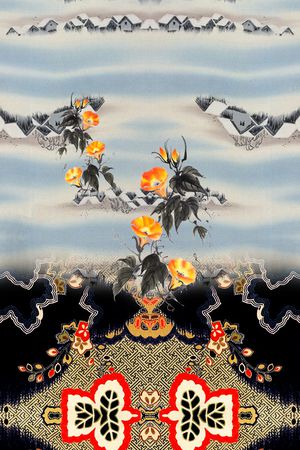 定位花印花华亿平台图片