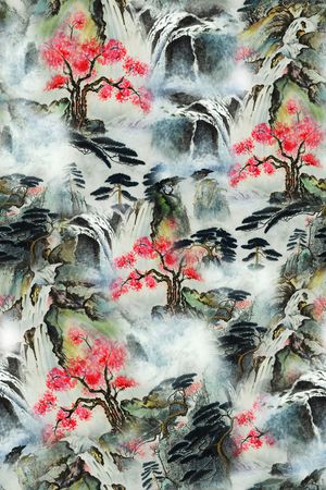 抽象印花华亿平台图片