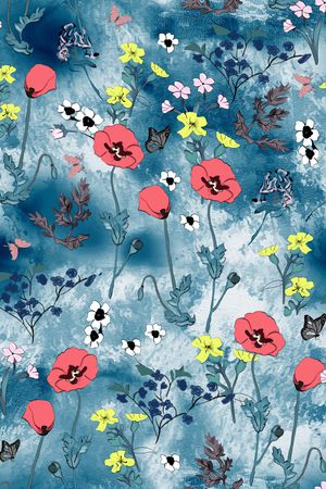 黄花印花华亿平台图片