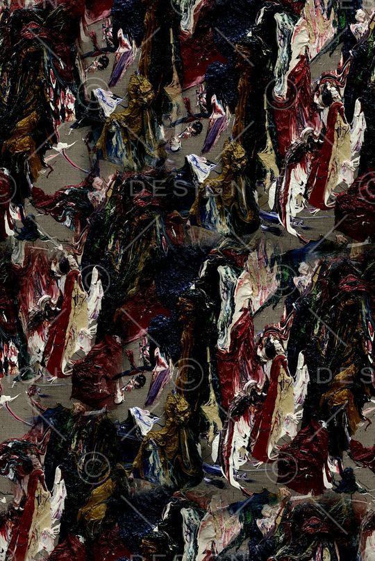 复古印花华亿平台图片