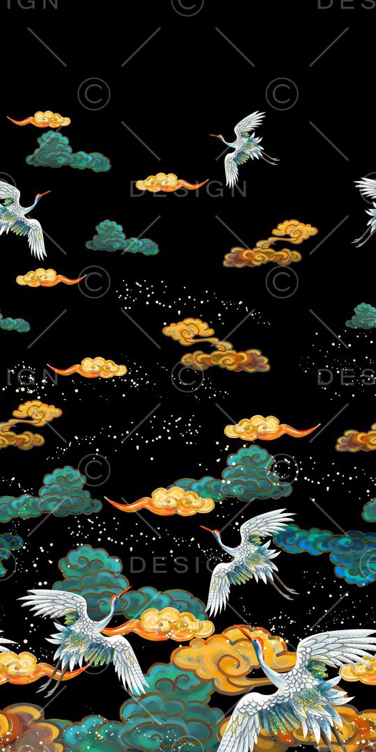 祥云印花华亿平台图片