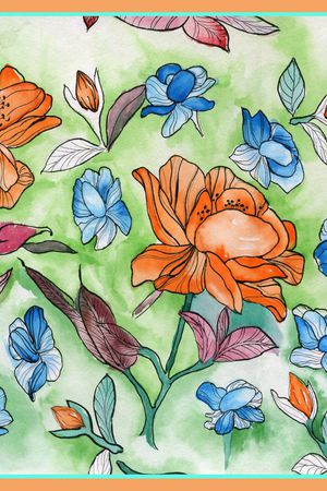 方巾印花华亿平台图片