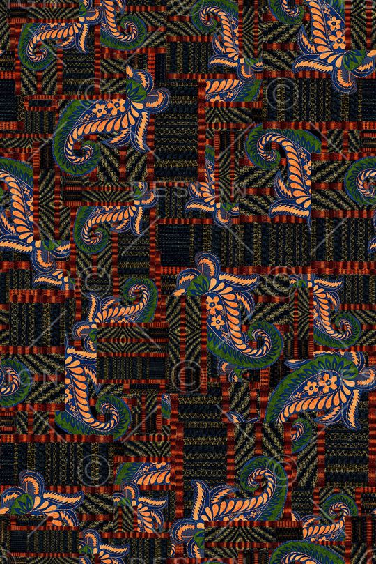 复古印花华亿平台图片