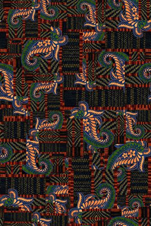 复古印花华亿平台图片