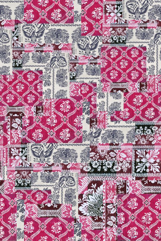 复古印花华亿平台图片