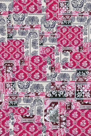 复古印花华亿平台图片