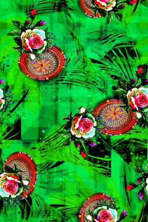 几何印花华亿平台图片