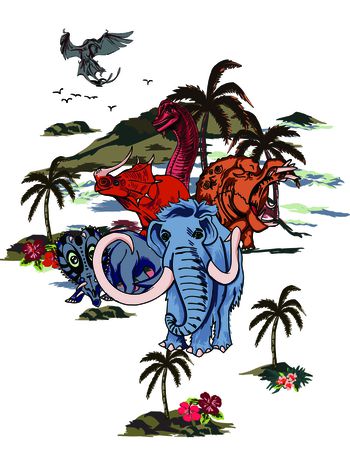 动物印花华亿平台图片