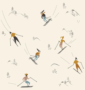 卡通人物印花华亿平台图片