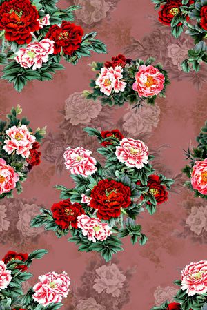 连衣裙印花华亿平台图片