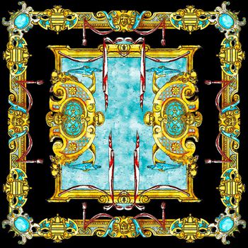 Baroque印花华亿平台图片