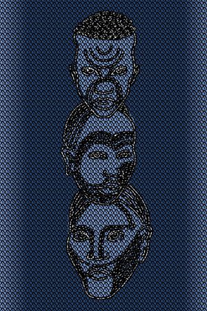 人物印花华亿平台图片