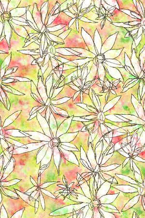 水彩印花华亿平台图片