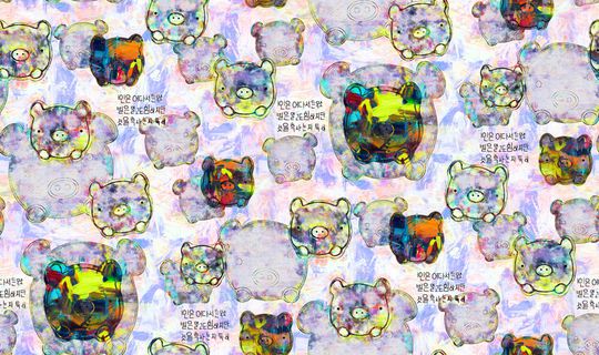 手绘印花华亿平台图片