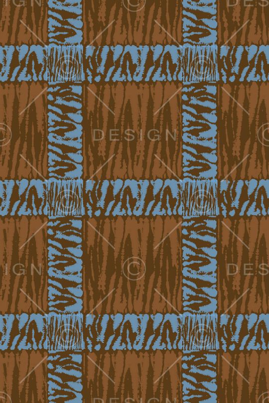 格子混搭印花华亿平台图片