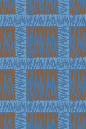 格子混搭印花华亿平台图片