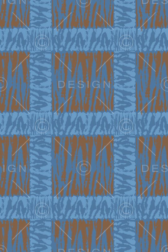 格子混搭印花华亿平台图片