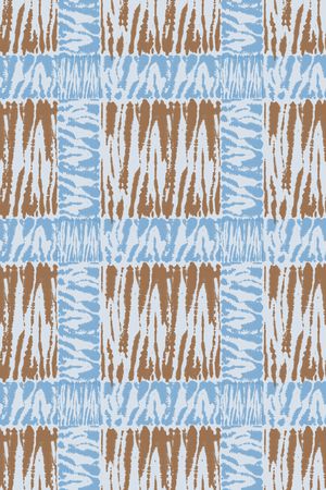 格子混搭印花华亿平台图片