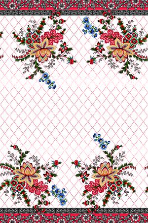 复古印花华亿平台图片