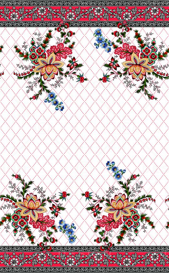 复古印花华亿平台图片