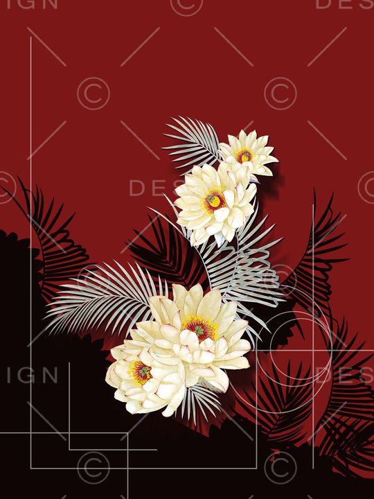 定位花印花华亿平台图片