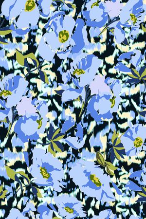 复古印花华亿平台图片