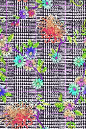 复古印花华亿平台图片