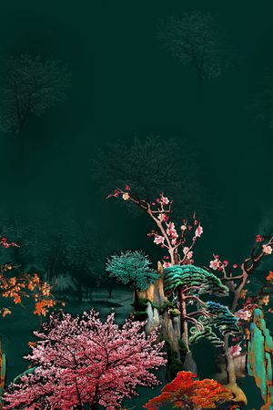 女装定位花印花华亿平台图片