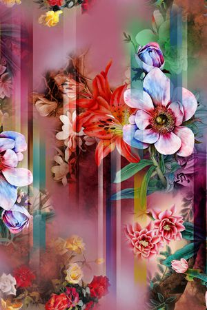 数码华亿平台印花华亿平台图片