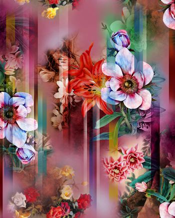 数码华亿平台印花华亿平台图片