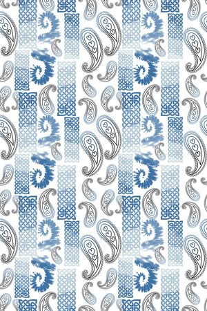 条纹混搭印花华亿平台图片