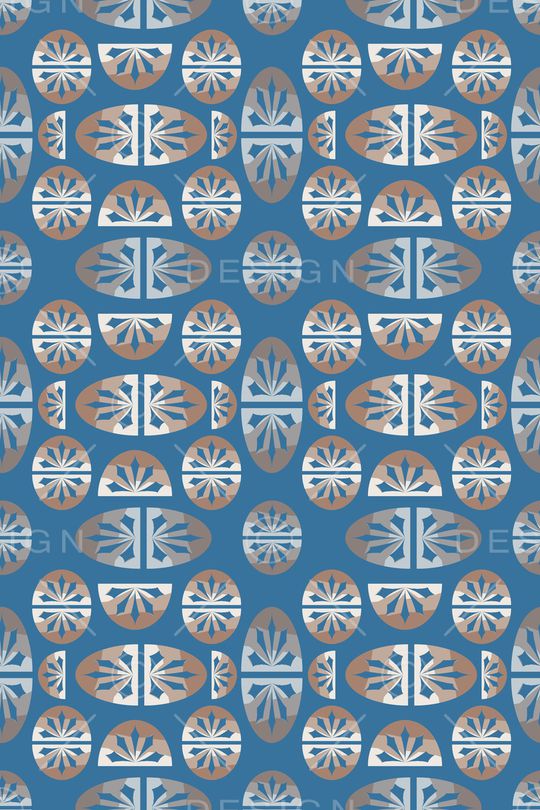 圆圈与波点印花华亿平台图片