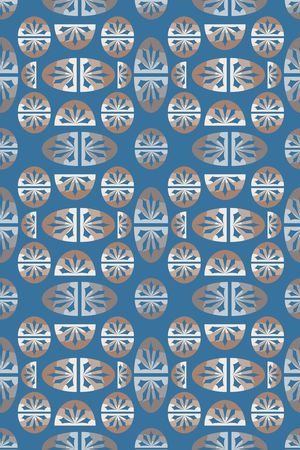 圆圈与波点印花华亿平台图片