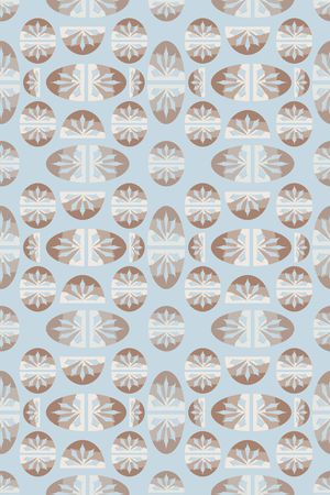 圆圈与波点印花华亿平台图片