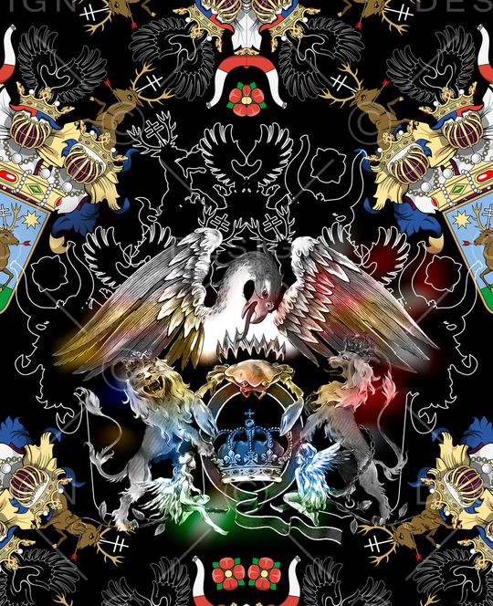 线条画印花华亿平台图片