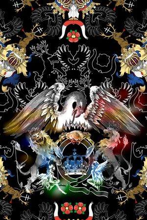 线条画印花华亿平台图片