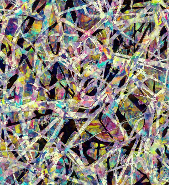 抽象印花华亿平台图片