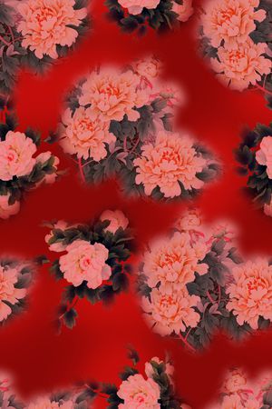 复古印花华亿平台图片