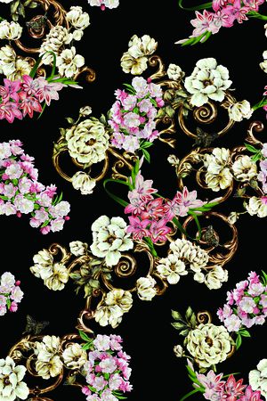 旗袍印花华亿平台图片