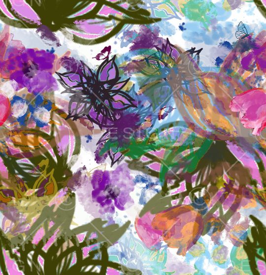 绘画印花华亿平台图片