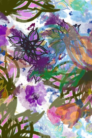 绘画印花华亿平台图片