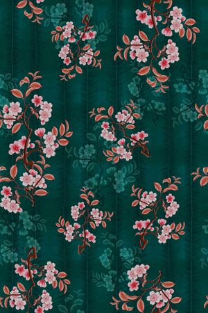 梅花印花华亿平台图片